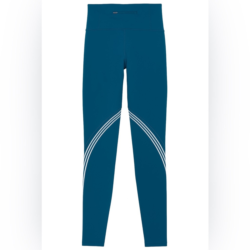 Lululemon Blue Stripe Detail Cropped Leggings Size 2